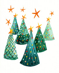 Christmas tree pattern