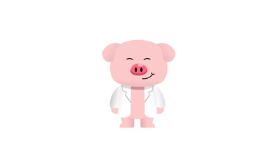 Doctor Pig Illustration
