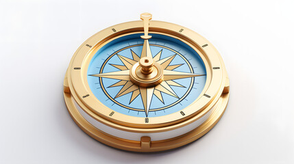 Compass Icon camp 3d
