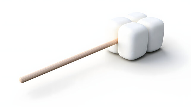 Marshmallow on a Stick icon camp 3d