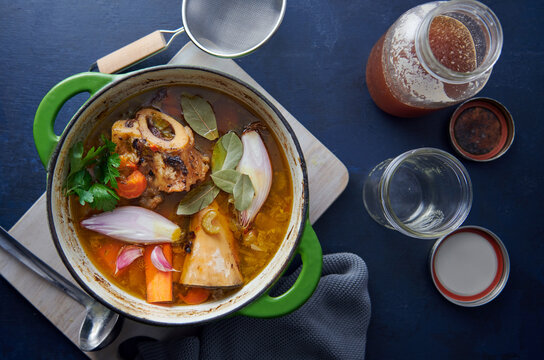 Beef bone broth