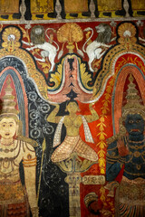 Frescos at Kelaniya Temple, Sri Lanka