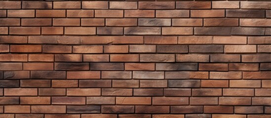 Obraz premium Brown brick pattern for design and presentations