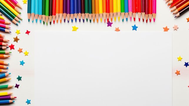 background colorful pencils 