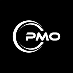 PMO Letter Logo Design, Inspiration for a Unique Identity. Modern Elegance and Creative Design. Watermark Your Success with the Striking this Logo.