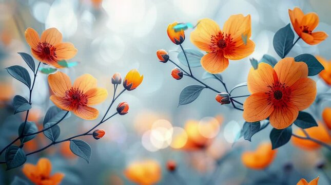 Beautiful flower background in the garden