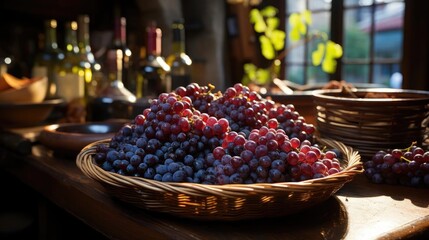 delicious fresh grapefruit with blur background