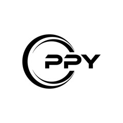 PPY Letter Logo Design, Inspiration for a Unique Identity. Modern Elegance and Creative Design. Watermark Your Success with the Striking this Logo.