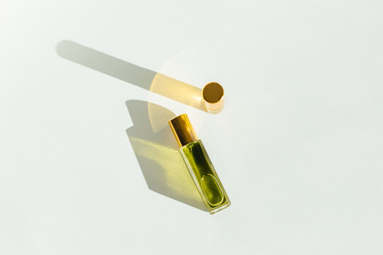 roller bottle of essential oil perfume