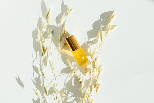 roller bottle of essential oil perfume