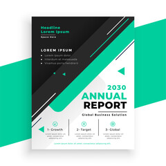stylish professional annual report brochure for corporate success