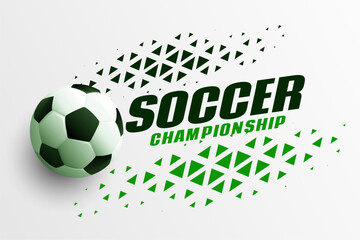 stylish soccer outdoor sports championship background design - obrazy, fototapety, plakaty
