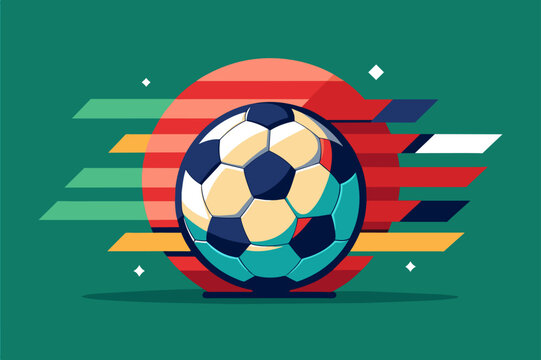 This soccer background features vibrant green grass, white goal nets, and bright yellow lines.