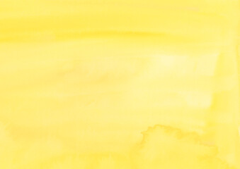 にじんだ黄色の水彩の背景素材 - obrazy, fototapety, plakaty