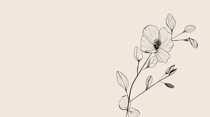 illustration of a flower background