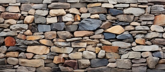 Stone Wall Texture - Various colored large stones for aging walls or pathways