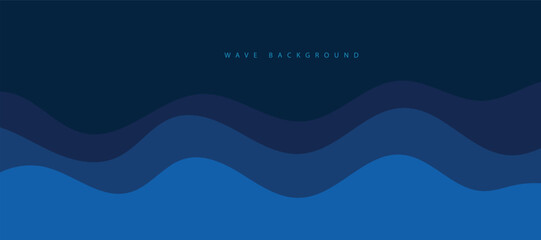 Sea waves layer vector background illustration. Sea beach vector illustration. - obrazy, fototapety, plakaty