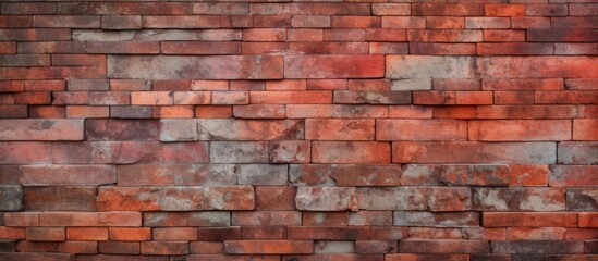 Texture of red bricks