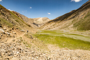 Trekking in the beautiful Warwan Valley, Pir Panjal Range, Kashmir, India