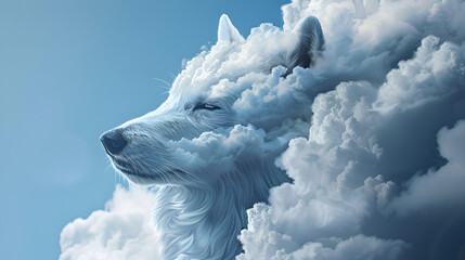 Cute Animal Shape Clouds Animal Cloud8 Aspect 16:9