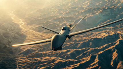 The power of precision: UAV reconnaissance in modern warfare - obrazy, fototapety, plakaty