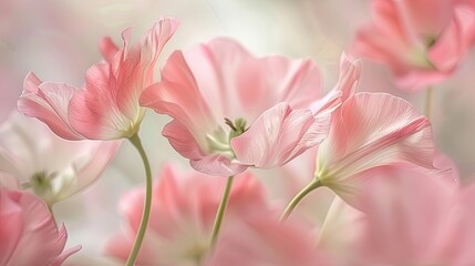 Experience the artistry of soft focus backgrounds with captivating blooms
