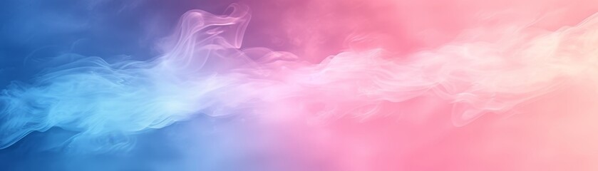 seamless abstract gradient background with smooth transitions between pastel pink and serene blue