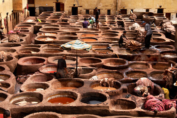 Chouara tannery is probably the most well known and certainly the most beautiful tannery in the...