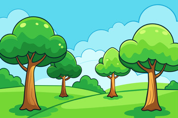 trees background is tree