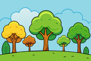 trees background is tree