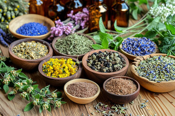 Herbal medicine preparations and remedies.