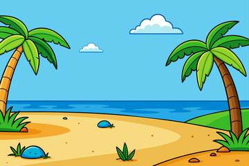 Obraz premium tropical background is tree