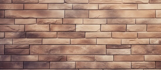 Brown brick wall background. Gray cement painted house exterior. Sepia tones stone flooring. Sand plastered stucco pattern seamless modern design.