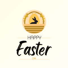 Happy Easter celebration art. Easter Magic: Spreading Happiness Together