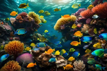 Fototapeten tropical coral reef © Imran