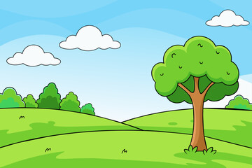 Fototapeta premium view background is tree