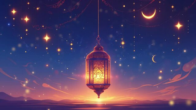Explore the spiritual essence of Ramadan and Eid with our 3D illustration banner, featuring intricate Islamic lanterns that illuminate the holy celebrations of Eid Mubarak and Eid Al Adha