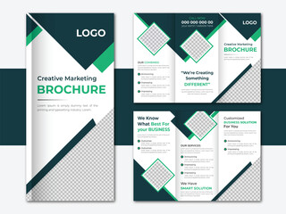Business Tri Fold Brochure Design Corporate trifold brochure template Modern Creative Abstract