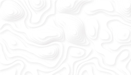 abstract wavy pattern 3d papercut white, soft smooth lines curving to form a surface of light and shadow, abstract papercut and multi layer cutout geometric pattern on, textured Papercut