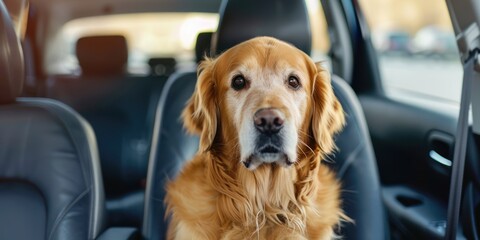 dog in passenger seat 