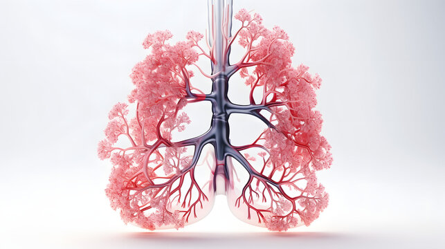 Lungs 3d Rendering