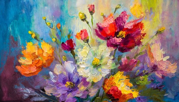 Floral Symphony: A Kaleidoscope of Color"