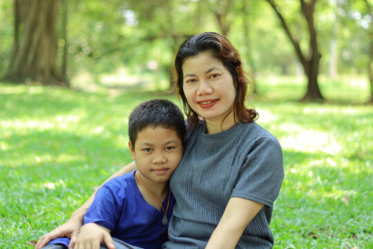 mother and son