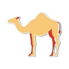 modern full color Ramadan sticker icon