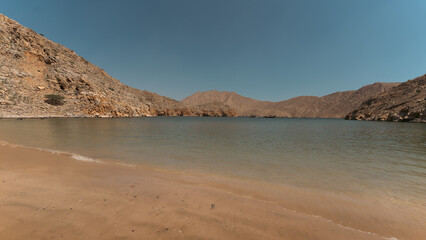 Sea and Mountains in Oman