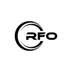 RFO Logo Design, Inspiration for a Unique Identity. Modern Elegance and Creative Design. Watermark Your Success with the Striking this Logo.