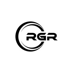 RGR Logo Design, Inspiration for a Unique Identity. Modern Elegance and Creative Design. Watermark Your Success with the Striking this Logo.