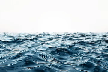 Fototapeten Ocean lake waves isolated on white background  © rouda100