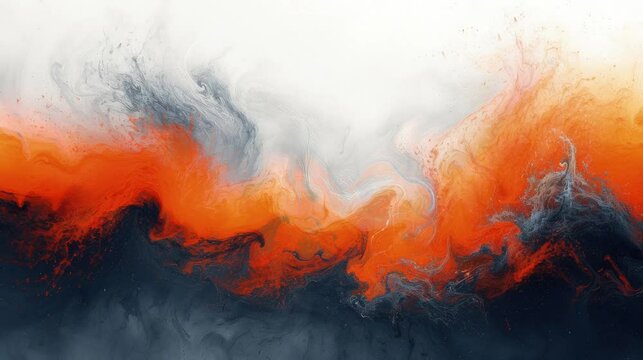 Abstract background loop animation black, orange, and white.