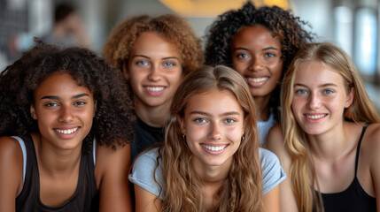 Fototapeta premium Millennial Workforce Engages in Dynamic Collaboration,generated by IA